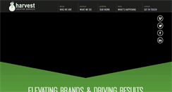 Desktop Screenshot of harvestcreativeservices.com